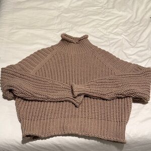 H&M Brown Turtleneck Sweater